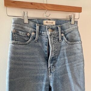Madewell Perfect Vintage Jean Straight Crop